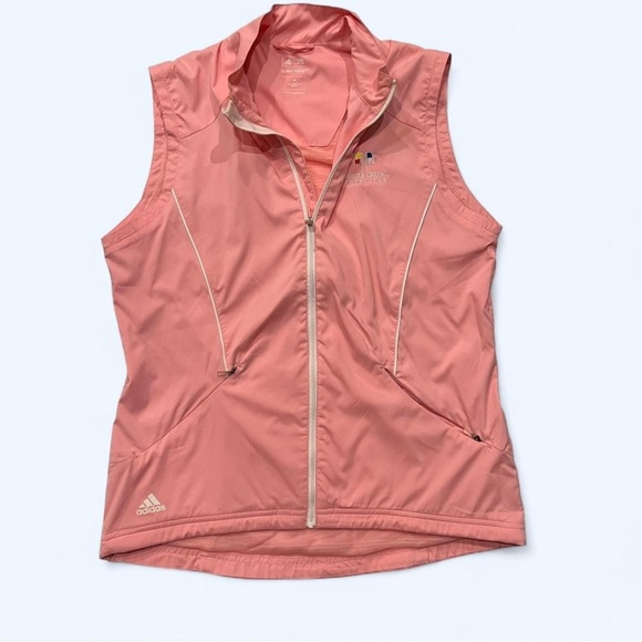 Adidas Pink ClimaProof Golf Vest Women’s [Med] Windbreaker Outdoor Activewear - Picture 1 of 7